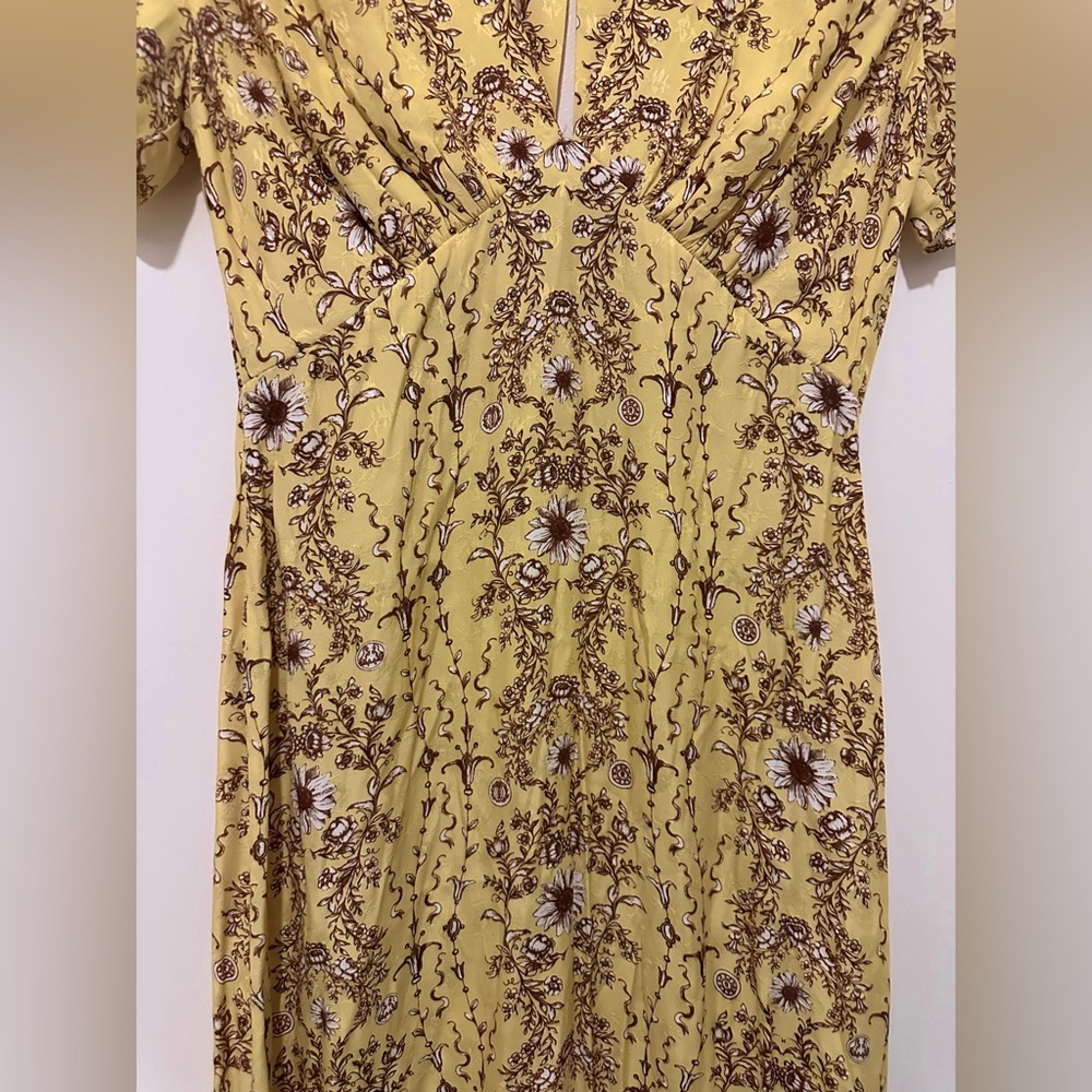 NWT- Sandro Esther Floral Print Maxi Dress - Picture 13 of 17